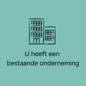 U heeft een bestaande onderneming